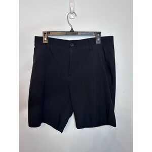 Under Armour Mens Black Performance Golf Shorts 34 Stretch Waistband 1253487